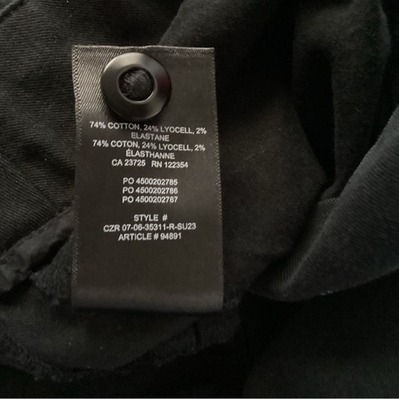 Aritzia Wilfred Free Black Picture Cargo Pants, Size 4 - Picture 9 of 9